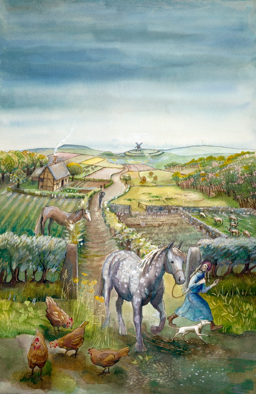 Kırsal manzara, c17. yüzyıl, c1990-2010 by Judith Dobie