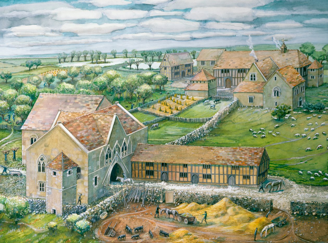 Thornholme Manastırı, Humberside, 2006 by Judith Dobie