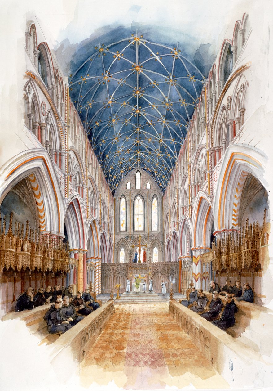 Whitby Manastırı, 1500, c1990-2010 by Judith Dobie