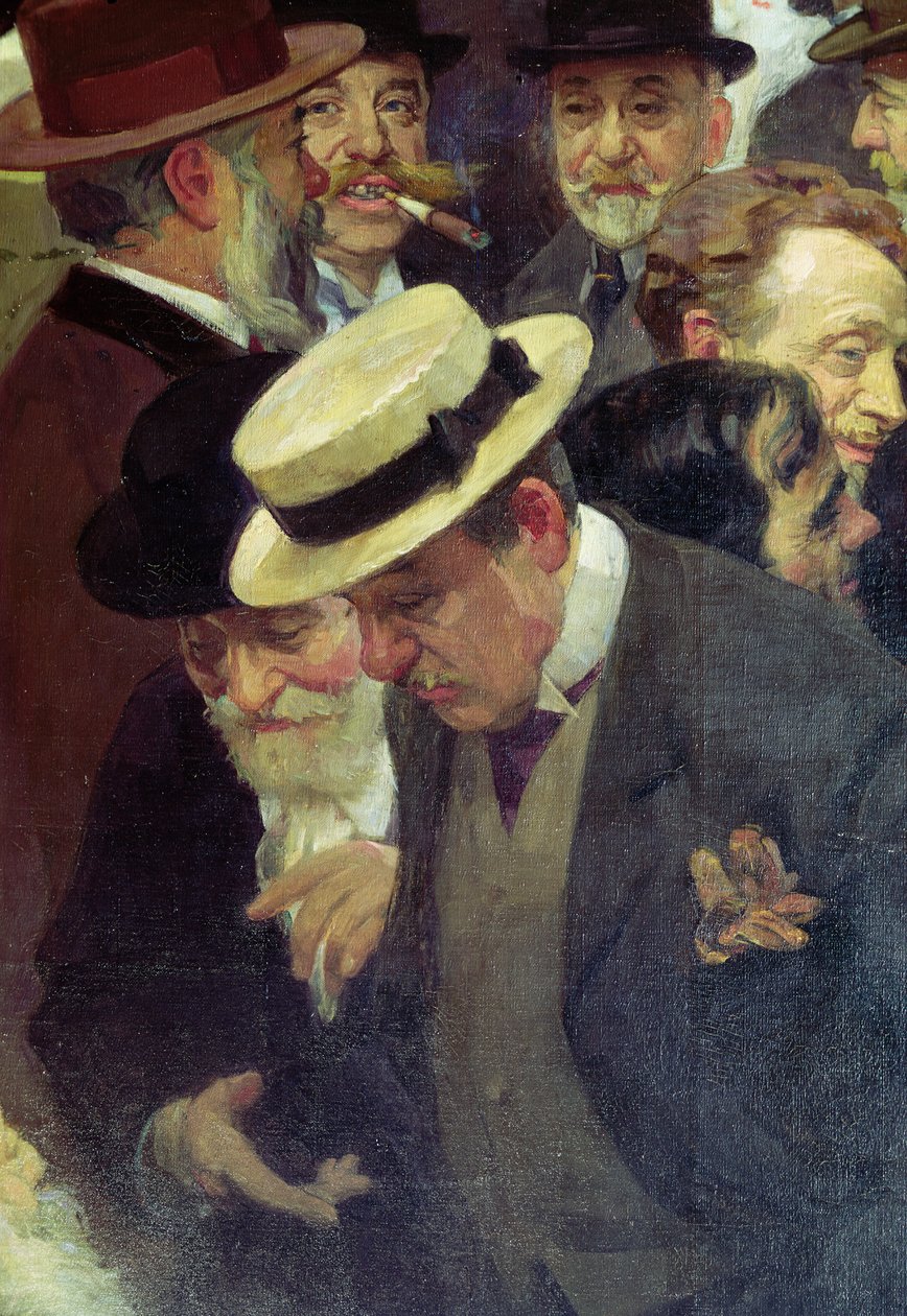 Fransız Sanatçılar Salonunda Cuma (detay), 1911 by Jules Alexandre Gruen or Grun