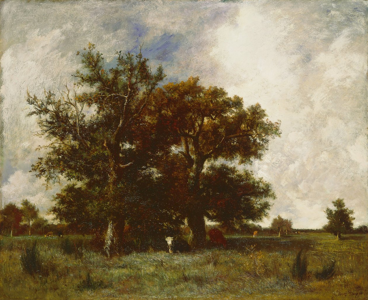 Fontainebleau Meşe, c.1840 by Jules Dupré