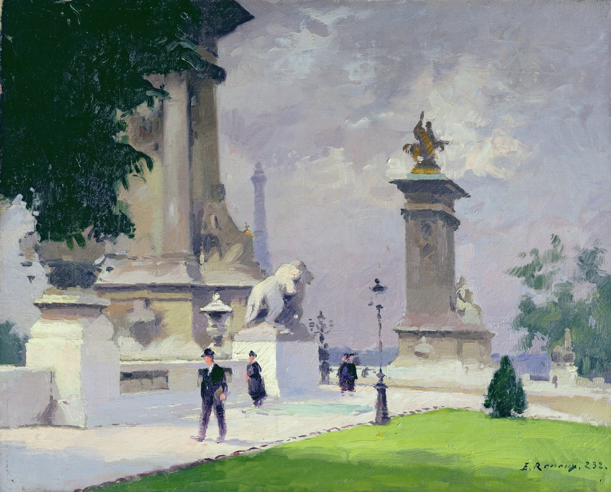 Pont Alexandre III, Paris by Jules Ernest Renoux