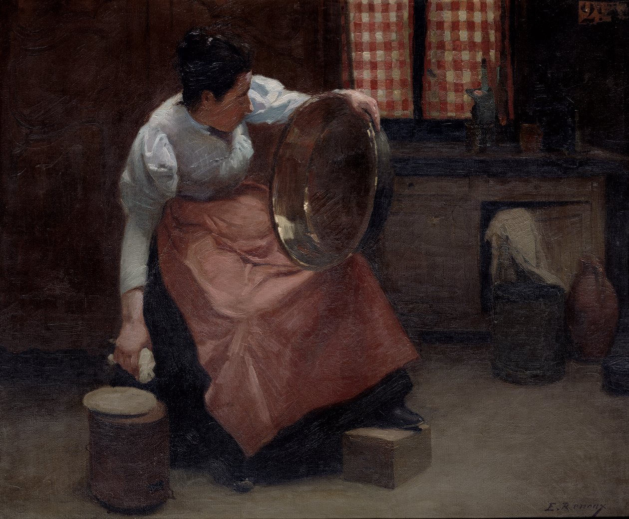 Kadın Ovma by Jules Ernest Renoux