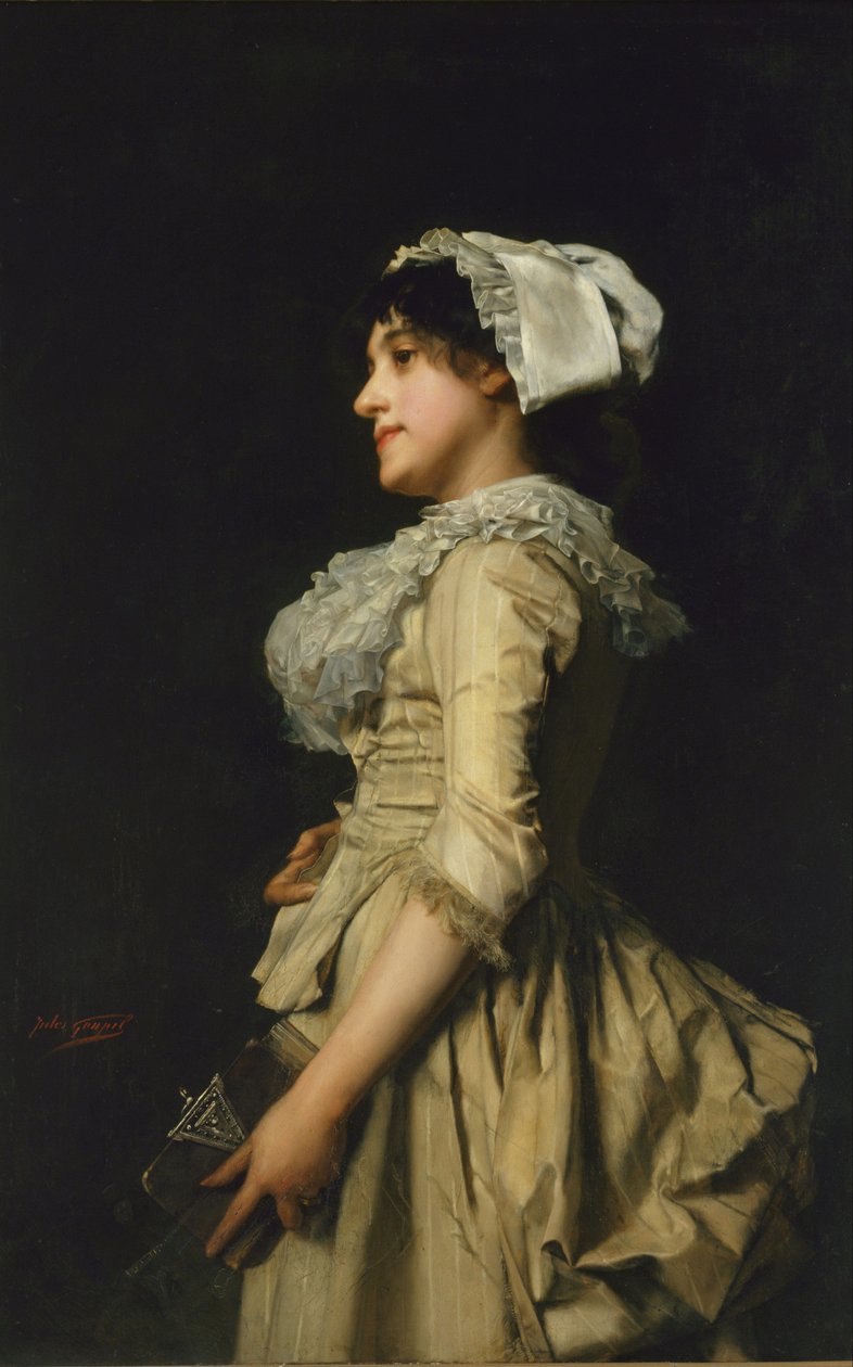 köy kızı by Jules Adolphe Goupil