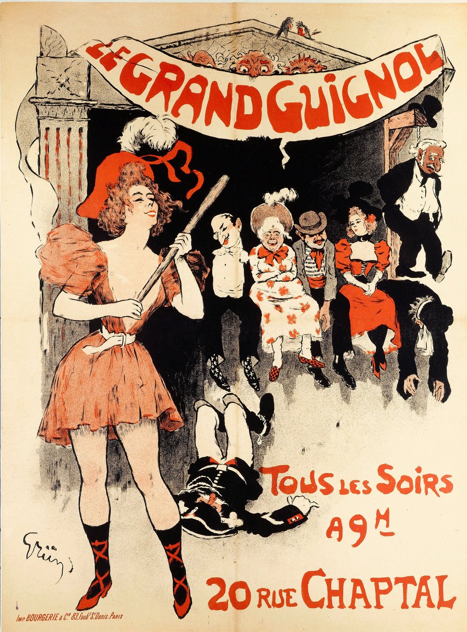 Büyük Guignol, c. 1898. by Jules Alexandre Grün