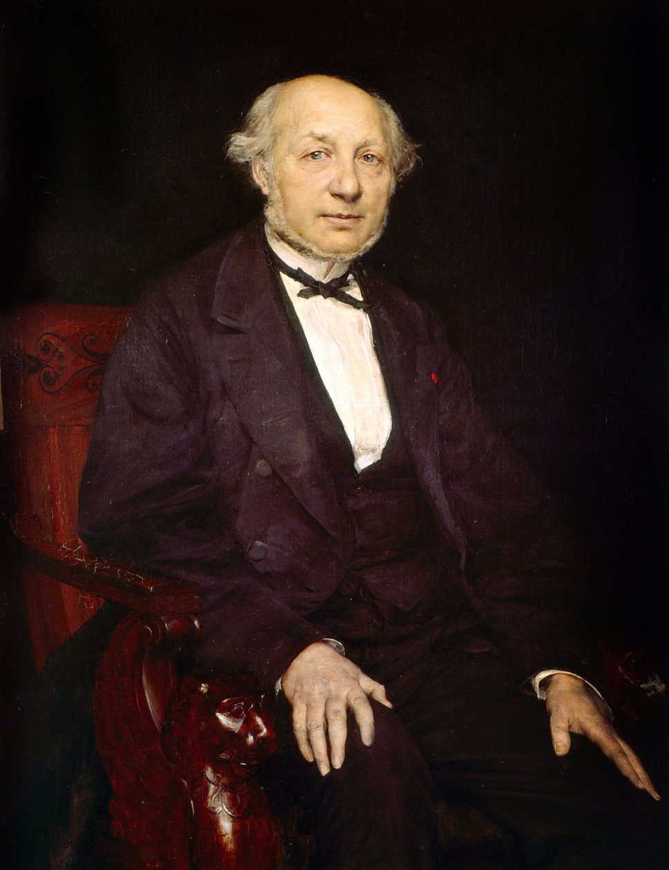 Henri Wallon'un Portresi by Jules Bastien Lepage