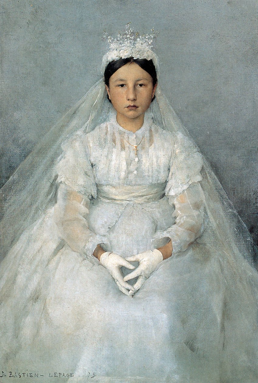 İletişimci, 1875. by Jules Bastien Lepage