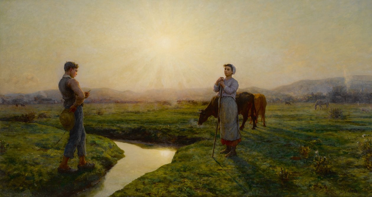 Sabah, 1883. by Jules Breton