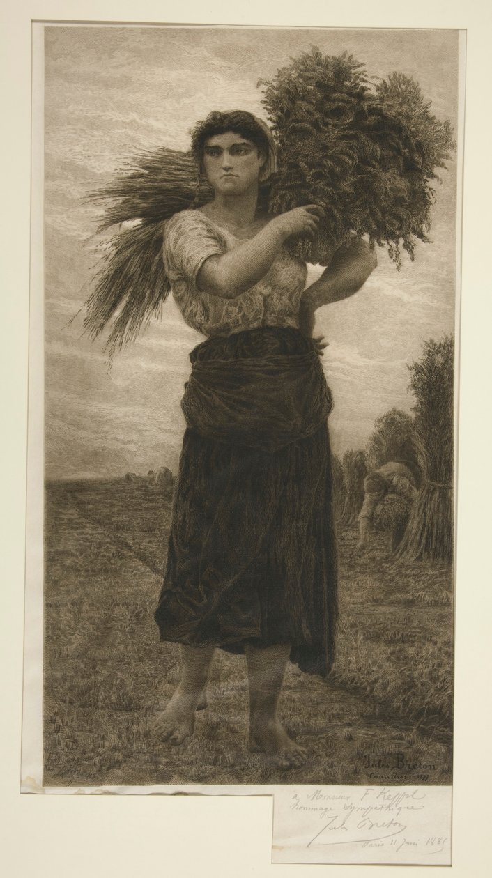 Köylü kadın by Jules Breton