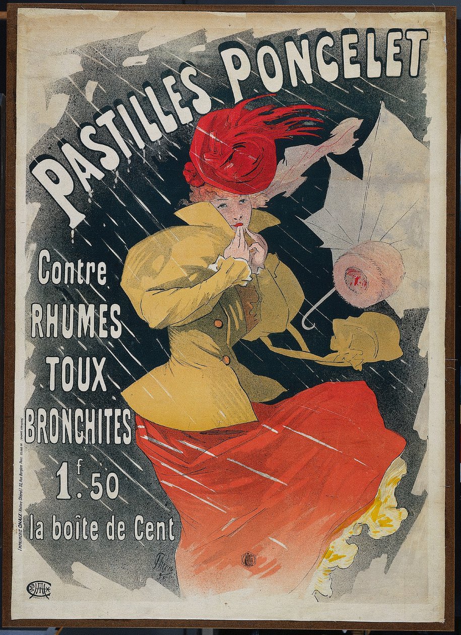 Poncelet pastilleri by Jules Cheret