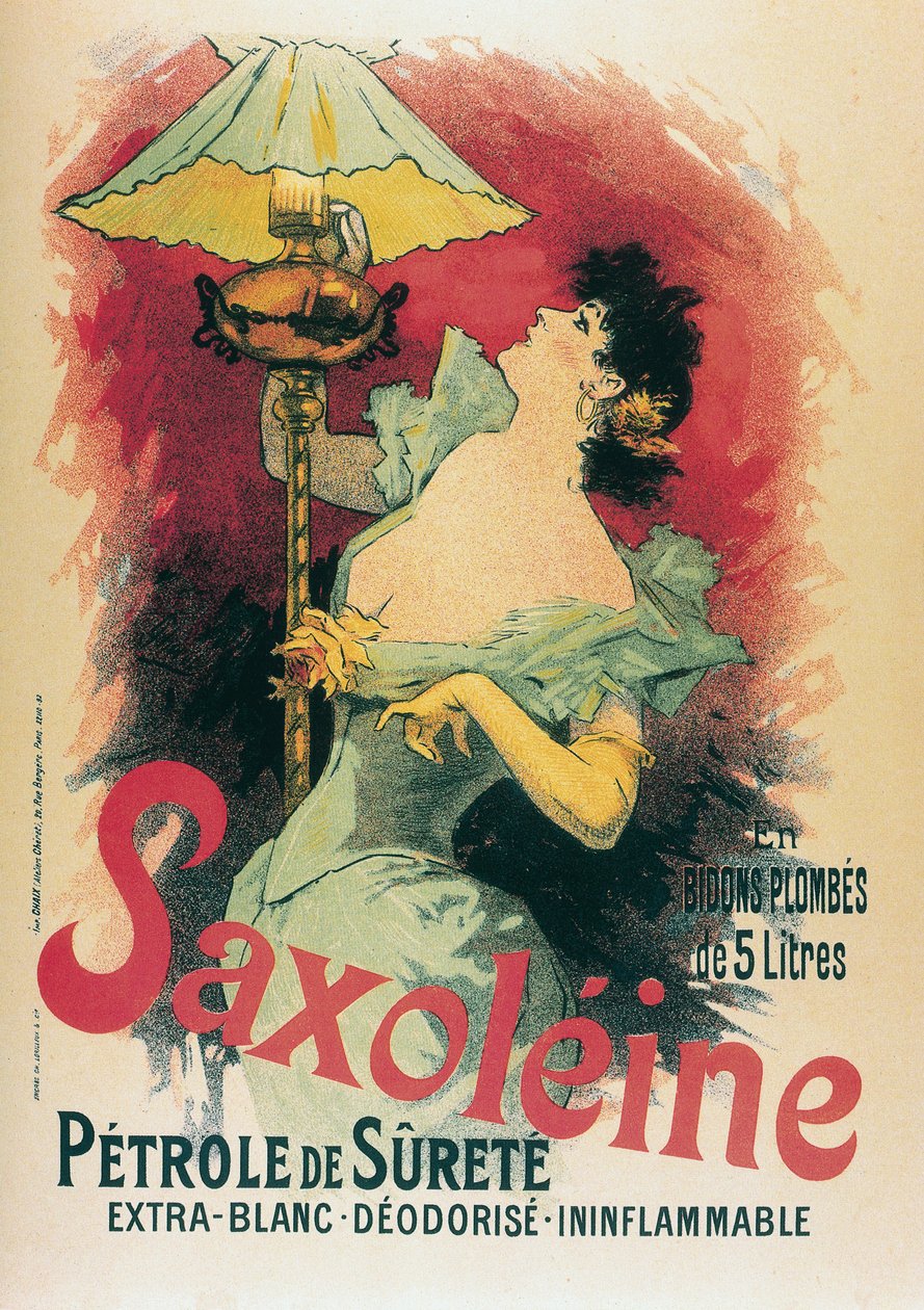 “Saksolein” 1891 (litografi) by Jules Cheret