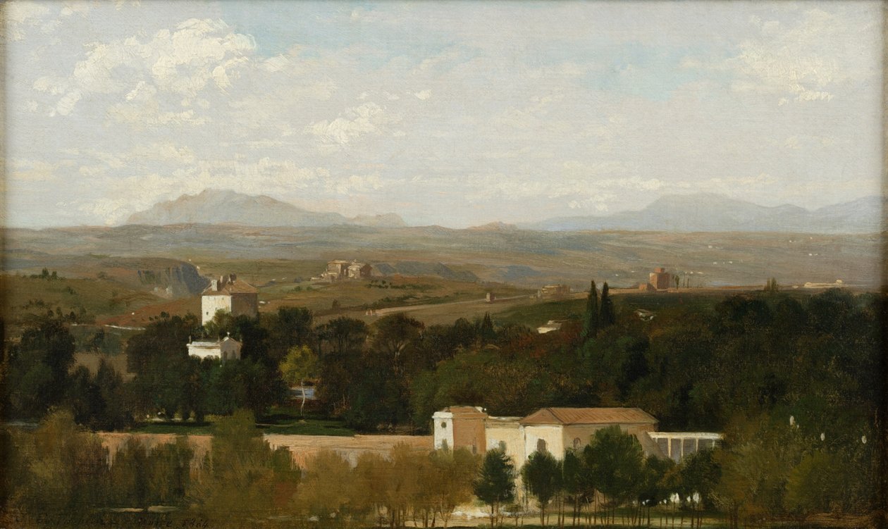 Yakın Roma Görünümü, 1864 by Jules Emile Saintin