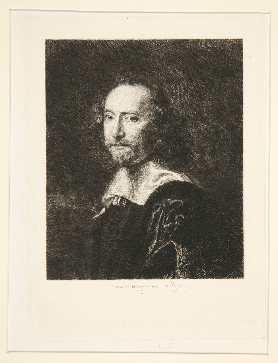 Hollandalı bir beyefendi by Jules Ferdinand Jacquemart