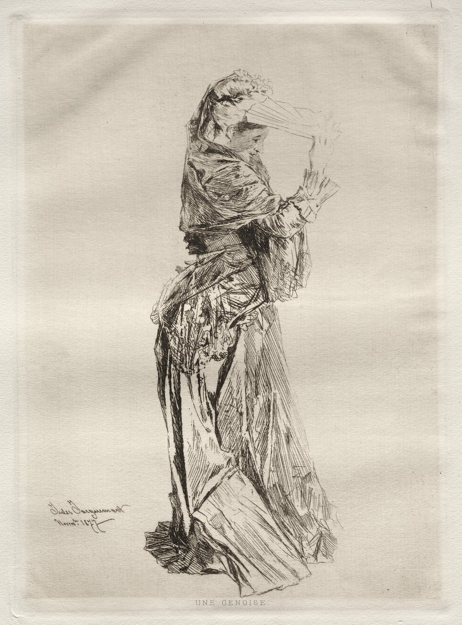 Bir Ceneviz, 1877. by Jules Ferdinand Jacquemart