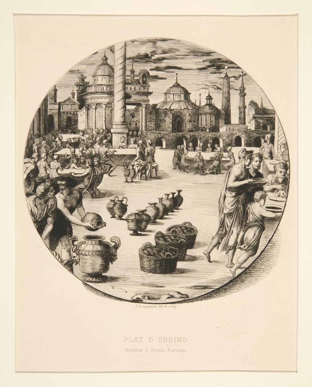 d plakası by Jules Ferdinand Jacquemart
