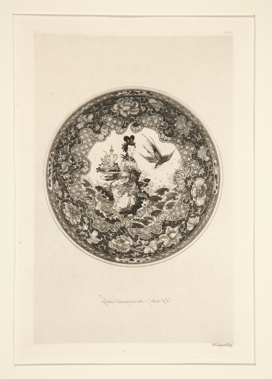 Fondemail Tabağı by Jules Ferdinand Jacquemart