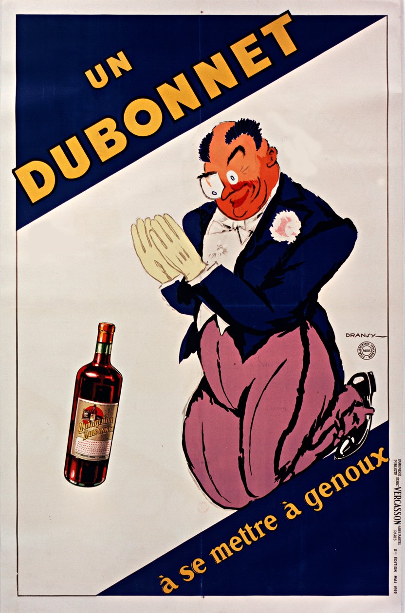 Diz çökecek bir Dubonnet, 1932. by Jules Isnard Dransy