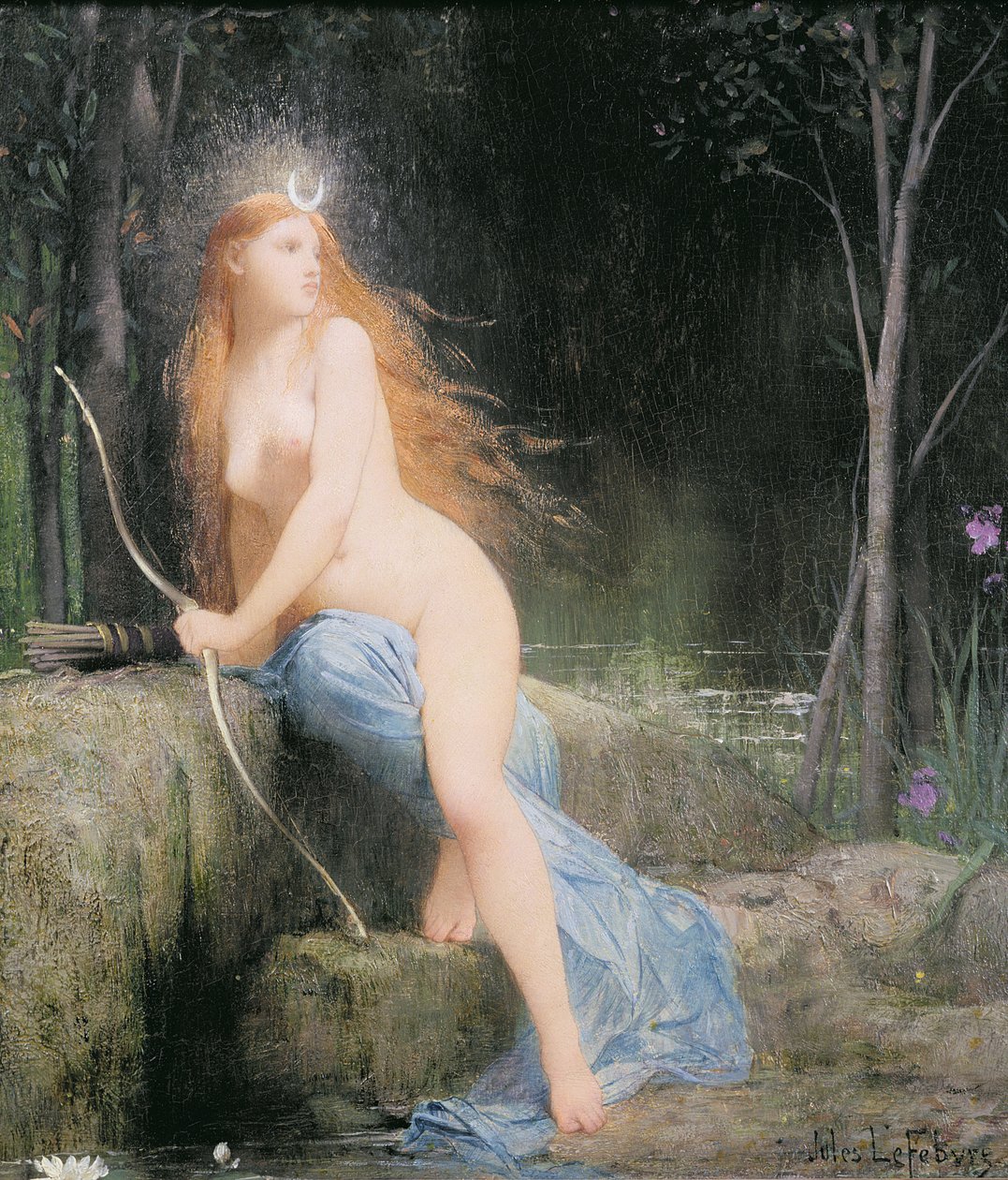 Diana by Jules Joseph Lefebvre