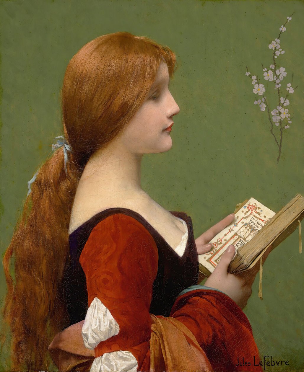 Kızıl saçlı Joan. by Jules Joseph Lefebvre