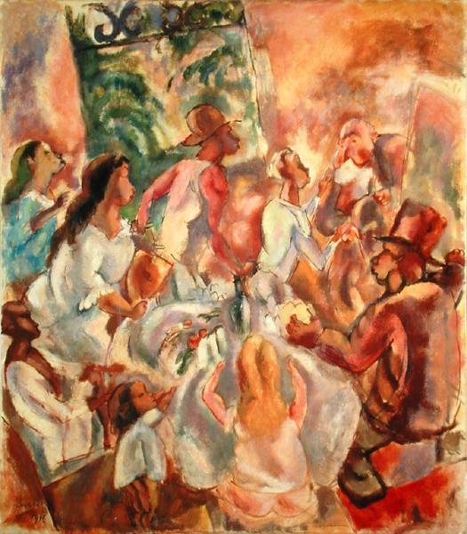 Küba Misafirperverliği by Jules Pascin