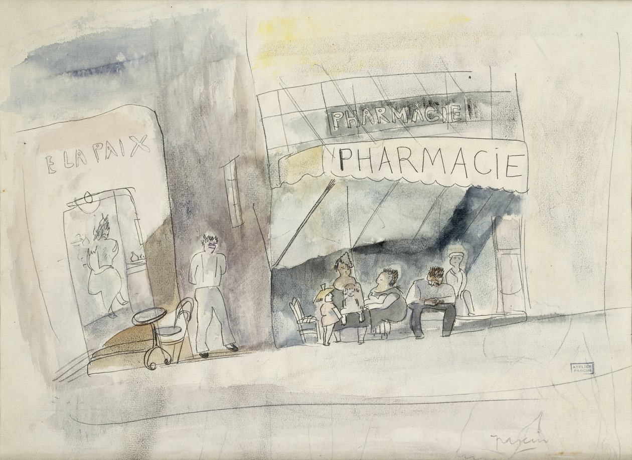 Eczane, by Jules Pascin