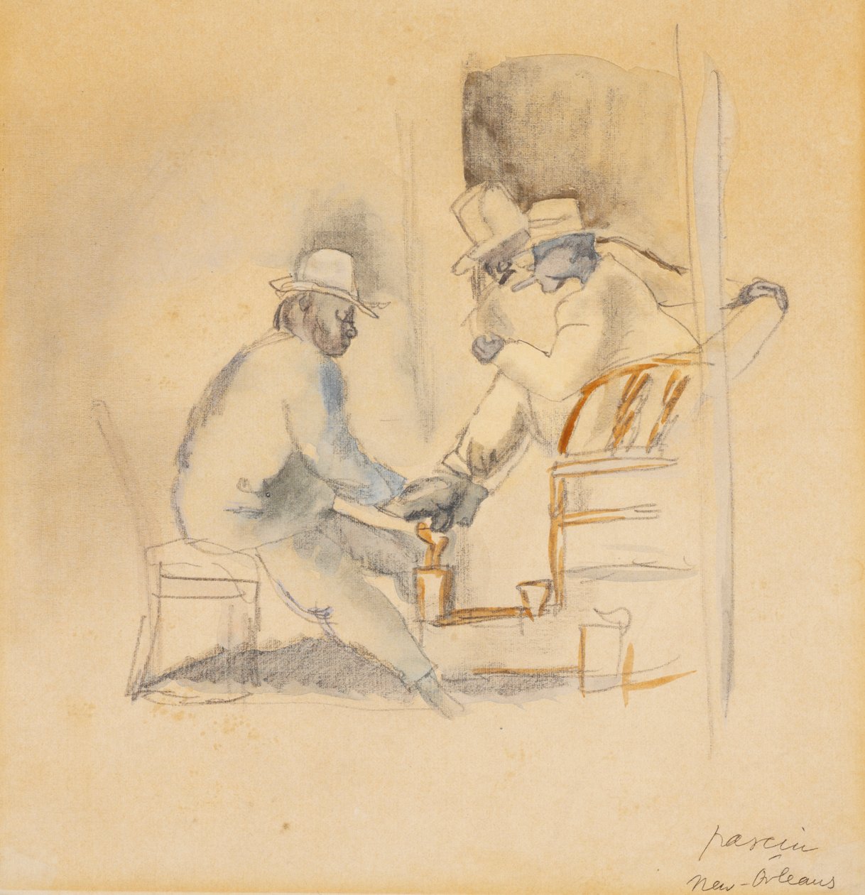 Ayakkabı Parlatıcı by Jules Pascin