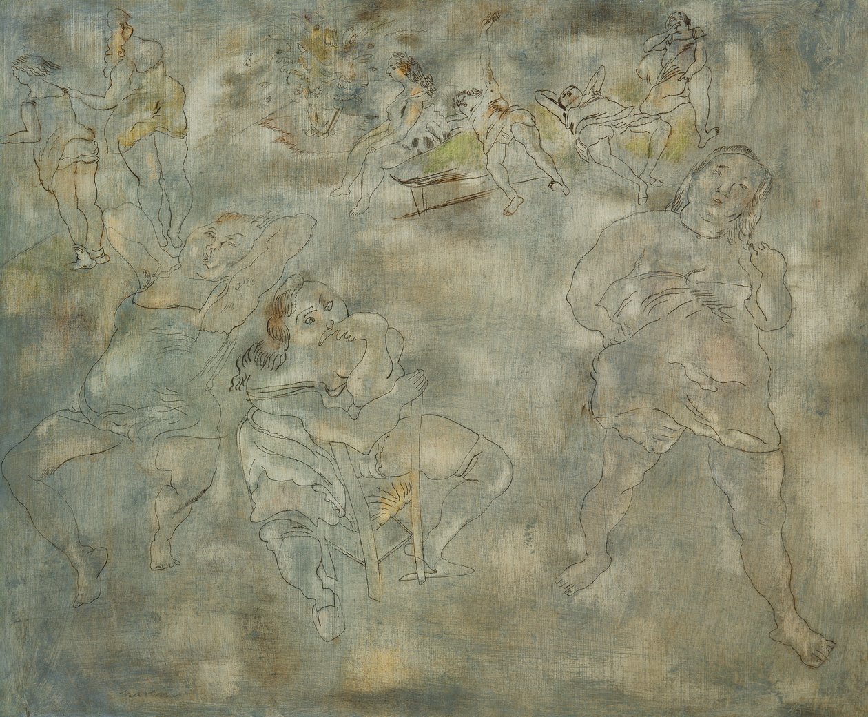 Tutsaklar; Esirler, c.1923-25 by Jules Pascin
