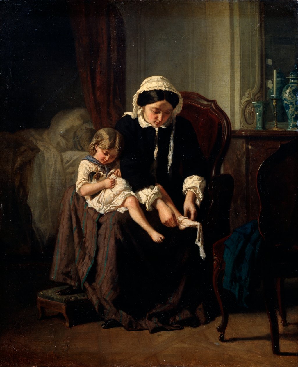 Sabah Tuvaleti, 1854 by Jules Treyer