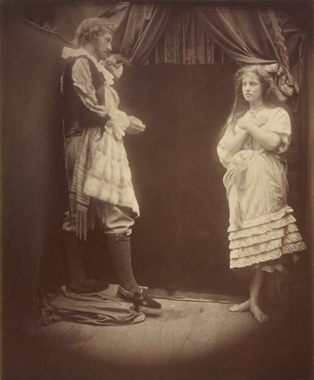 Kral Cophetua ve Dilenci Hizmetçi by Julia Margaret Cameron