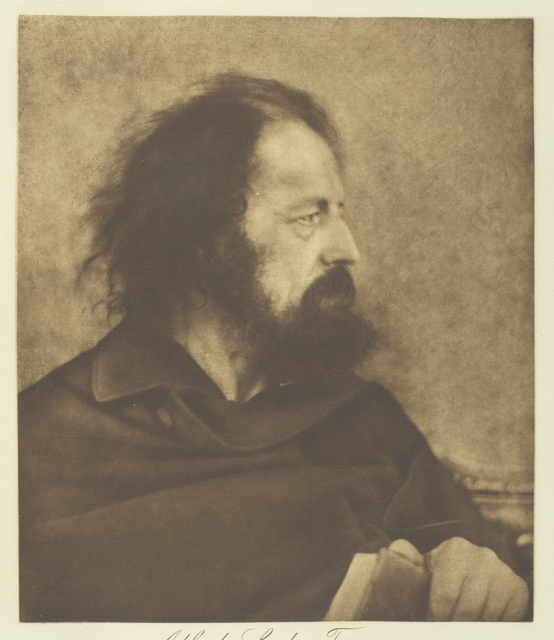 Alfred, Lord Tennyson (Kirli Keşiş) by Julia Margaret Cameron
