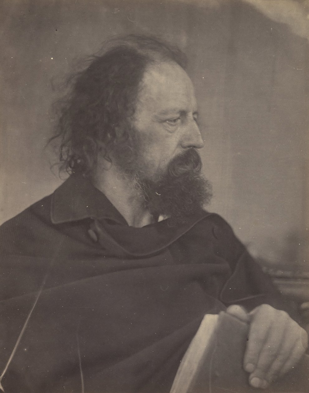 Alfred, Lord Tennyson, 1865. by Julia Margaret Cameron