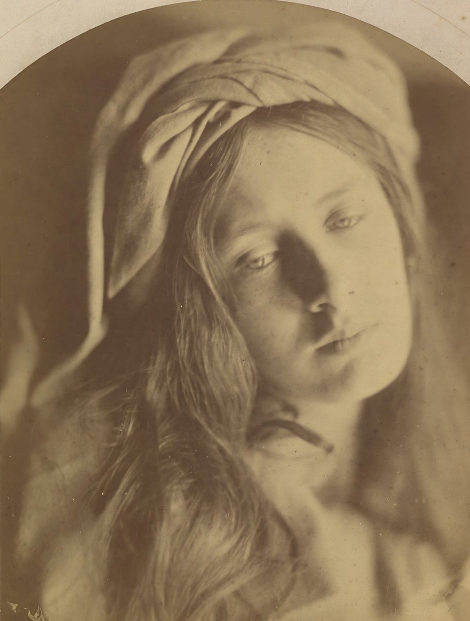 Beatrice, 1866. by Julia Margaret Cameron