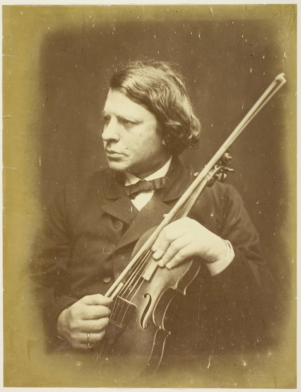 Bay Joseph Joachim, 1868. by Julia Margaret Cameron