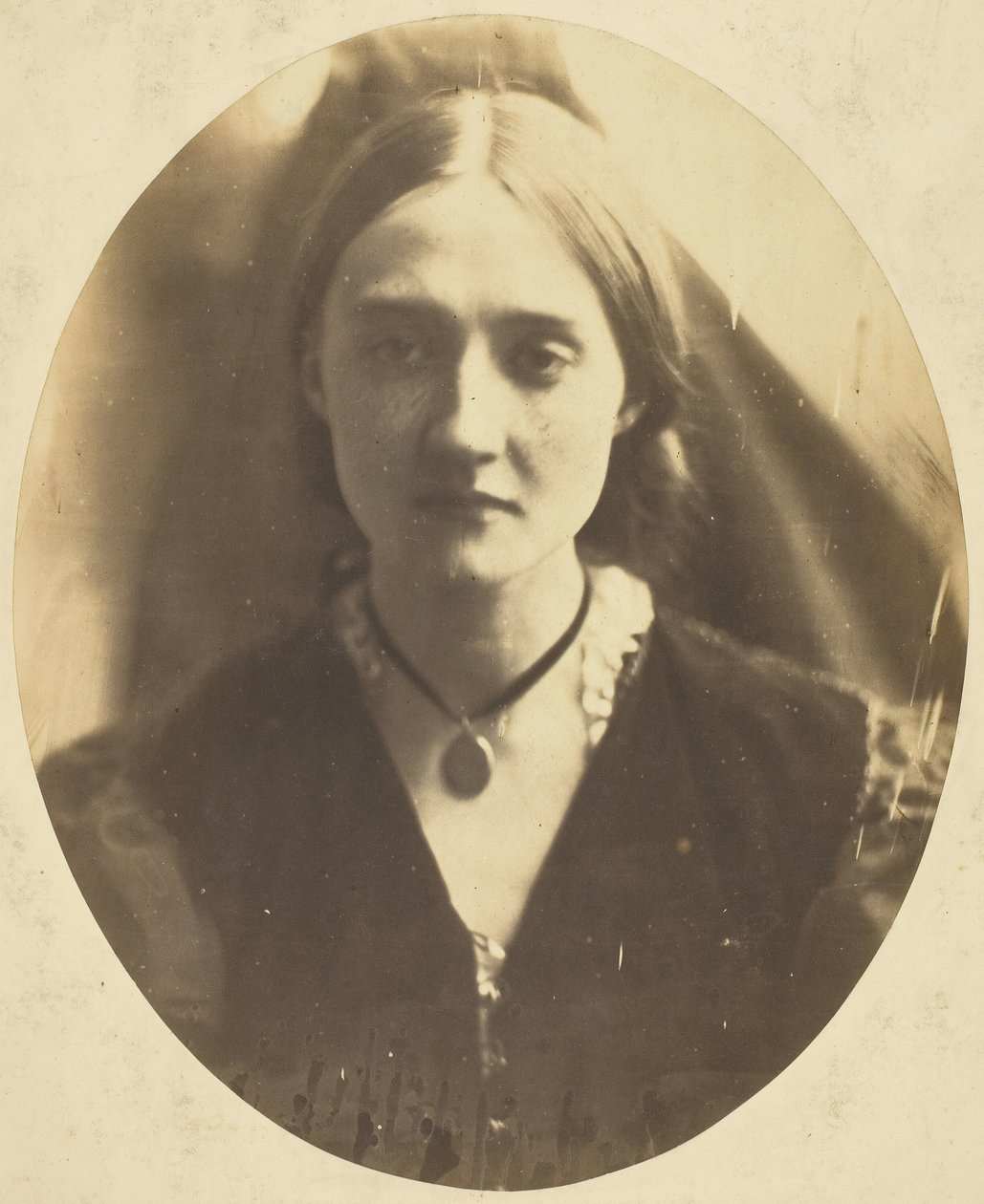 Bayan Herbert Fisher, 1864. by Julia Margaret Cameron