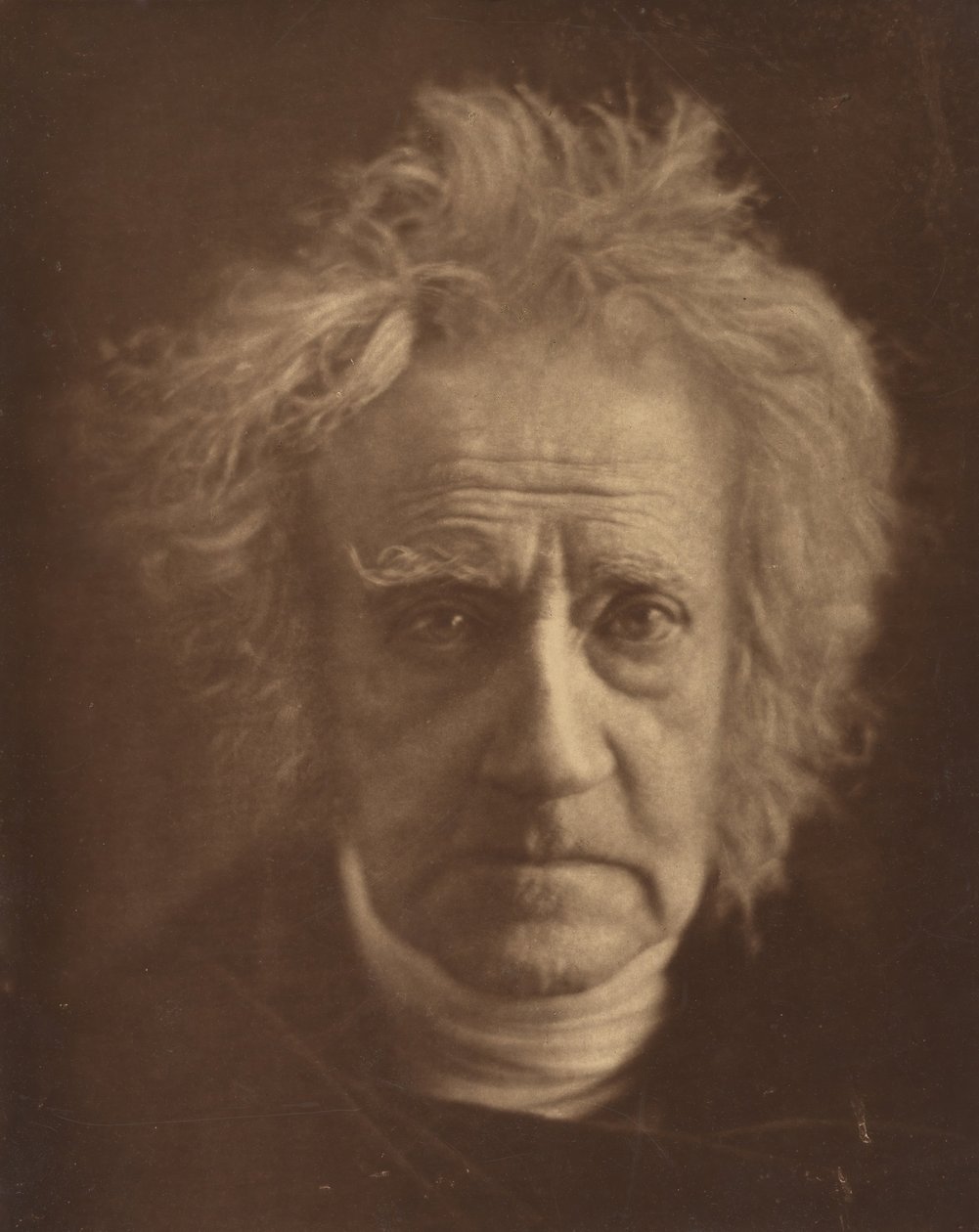 Sir John Herschel, 1875. by Julia Margaret Cameron