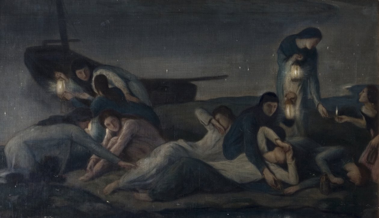 Bilge ve Aptal Bakireler, c.1920 by Julia Wedgewood