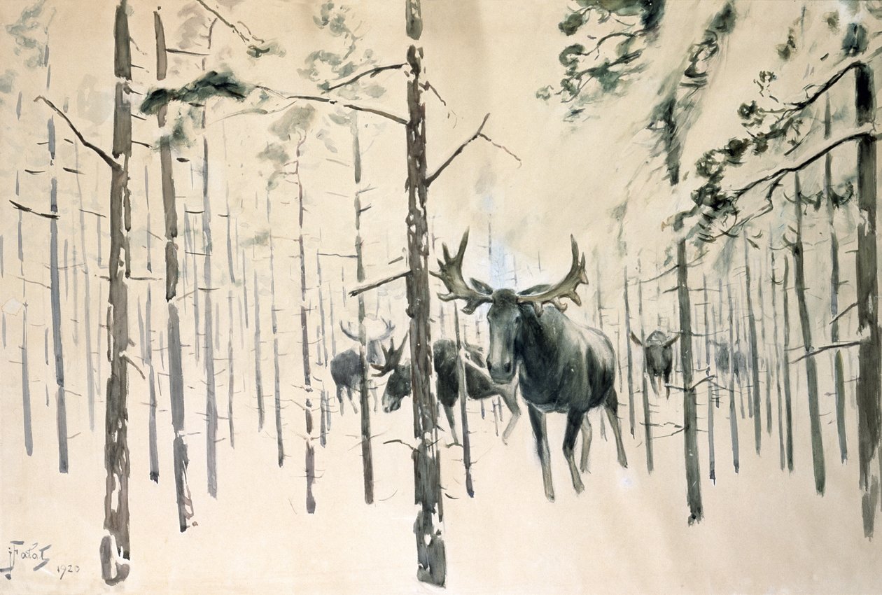 Geyik, 1920 by Julian Falat