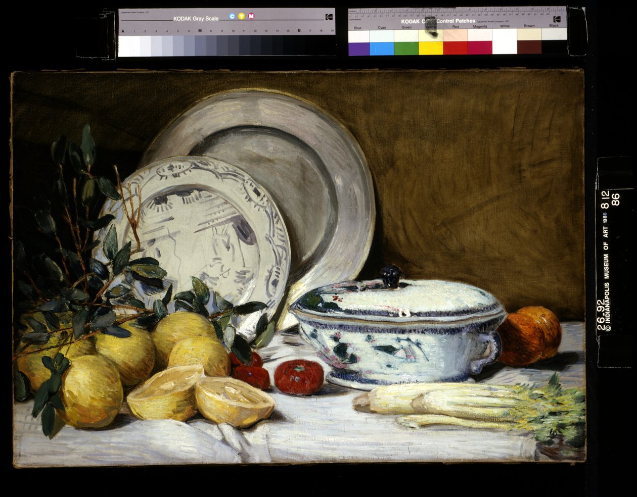 Natürmort (tuval üzerine yağlıboya) by Julian Alden Weir