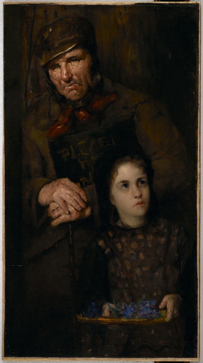 Çiçek Satıcısı, 1879 dolayları by Julian Alden Weir