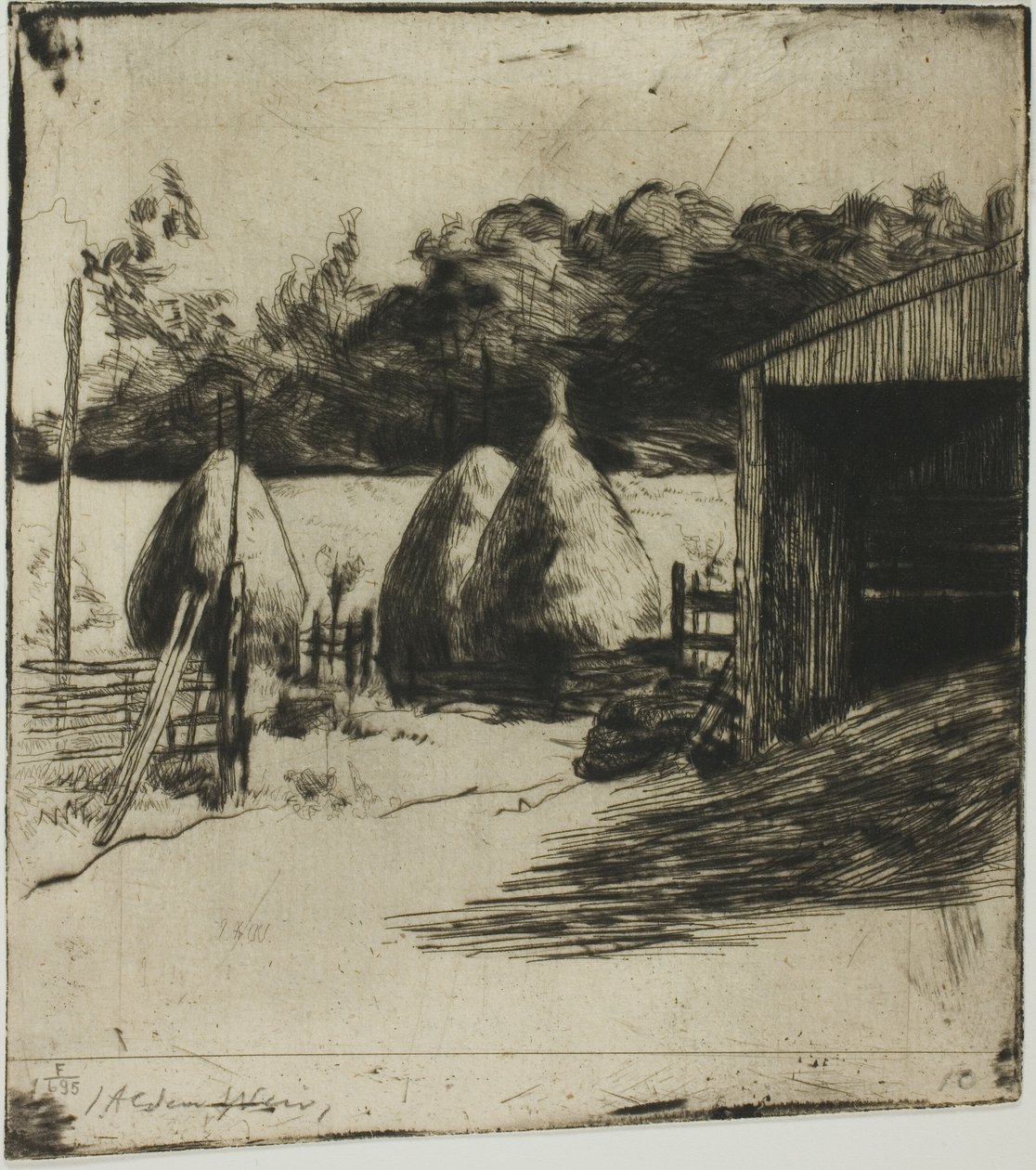 Samanlıklar by Julian Alden Weir