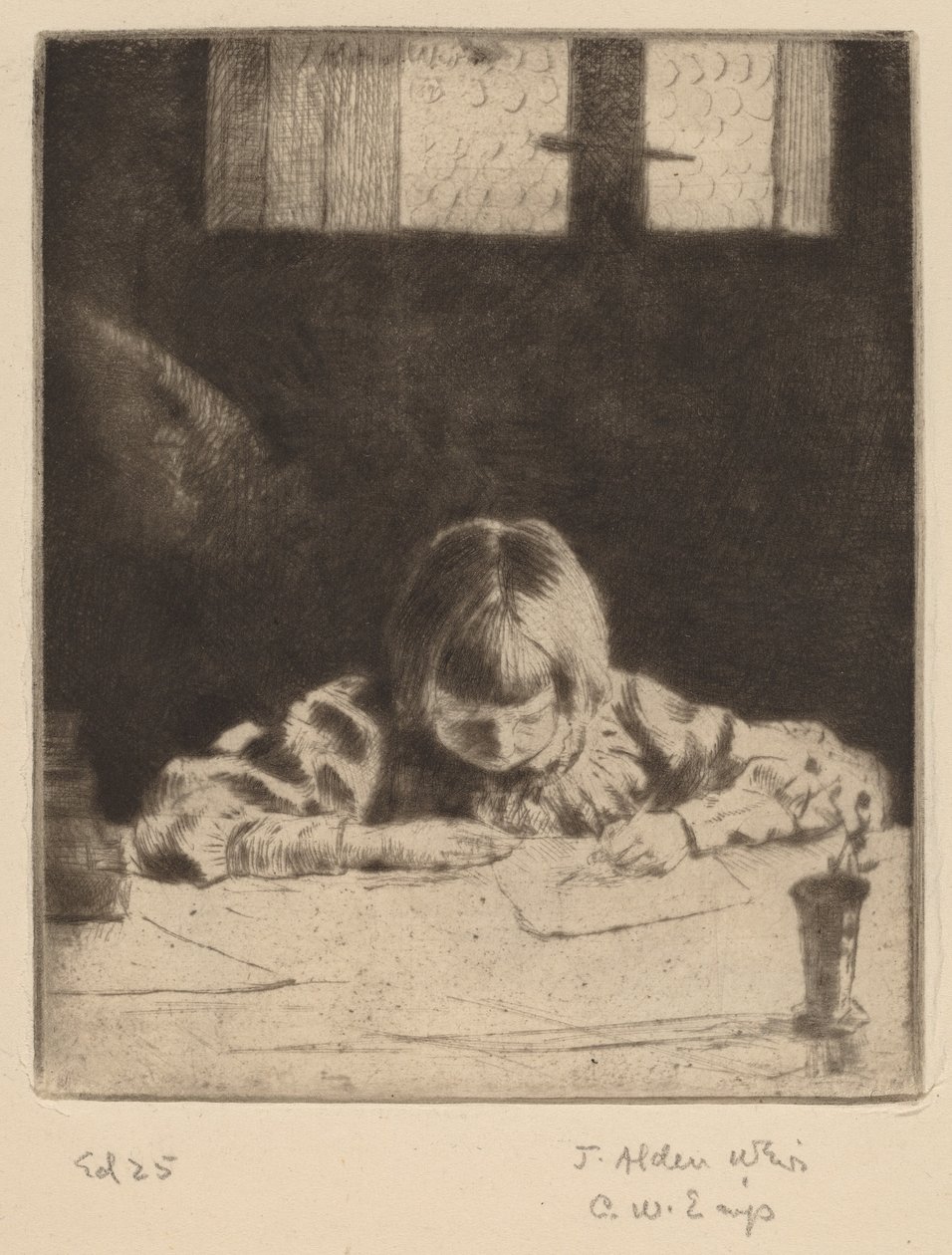 Küçük Öğrenci by Julian Alden Weir