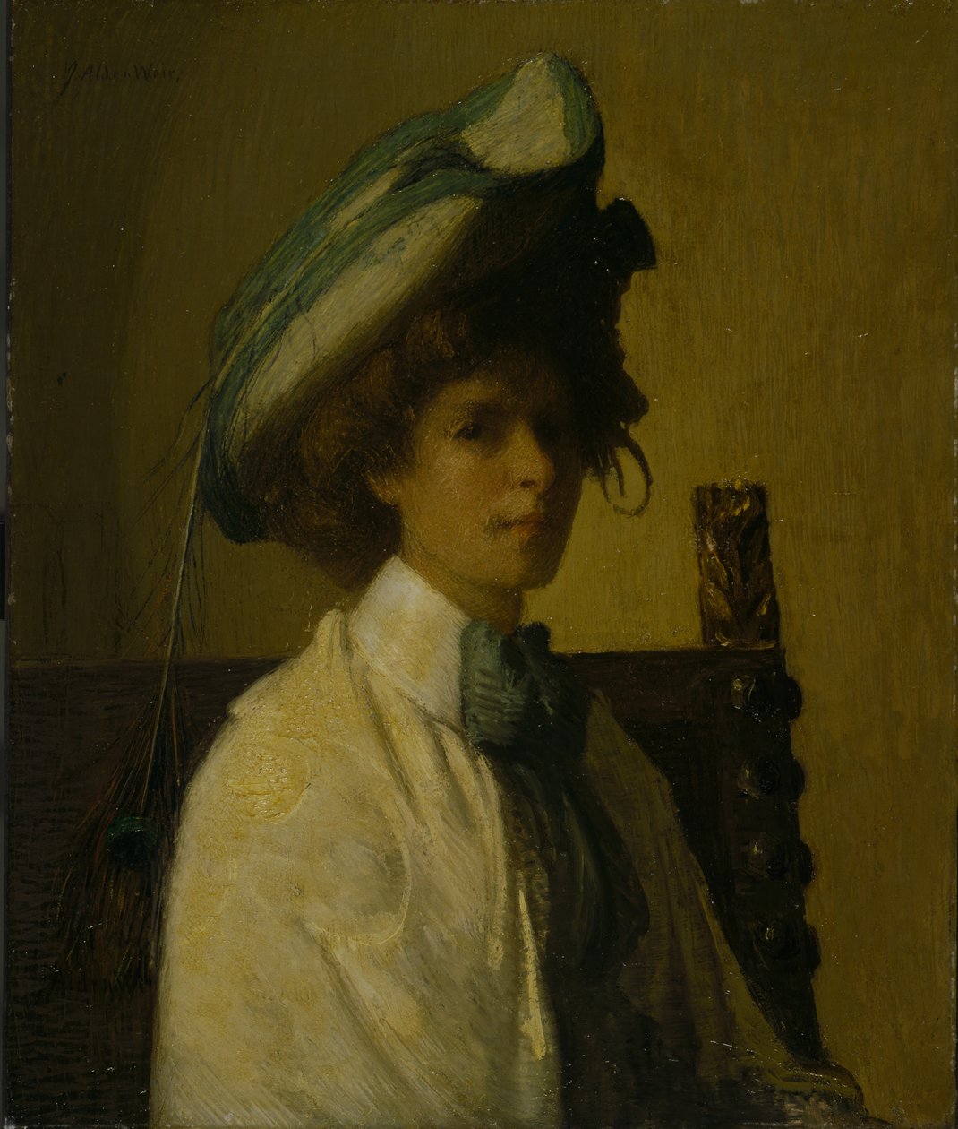 Tavus Kuşu Tüyü, c.1907-08 by Julian Alden Weir