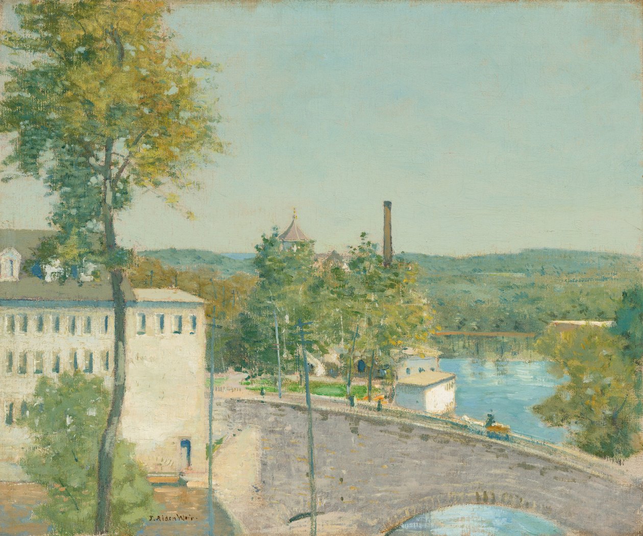U.S. Thread Company Mills, Willimantic, Connecticut by Julian Alden Weir