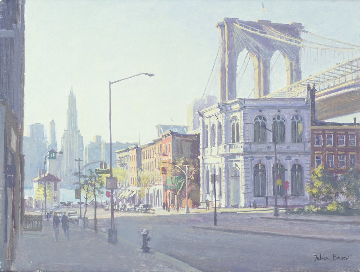 Brooklyn Köprüsü, New York by Julian Barrow