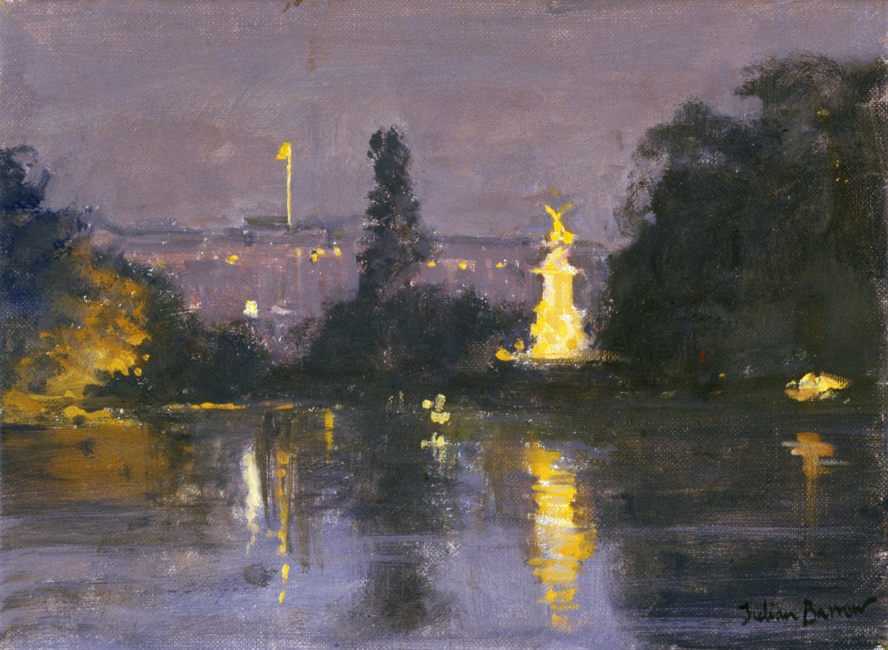 Buckingham Sarayı - Gece by Julian Barrow