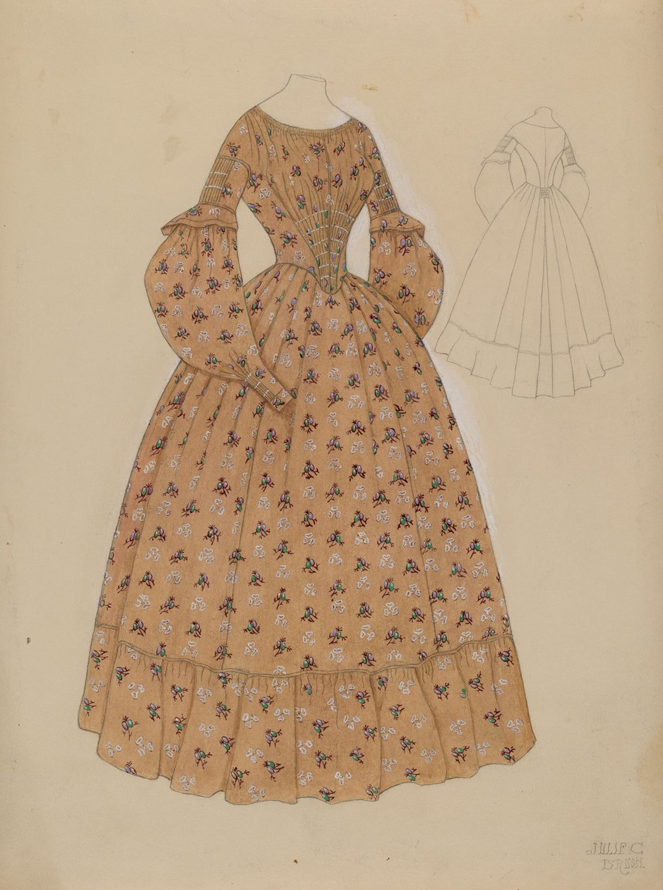 Elbise, ç. 1937. by Julie C Brush