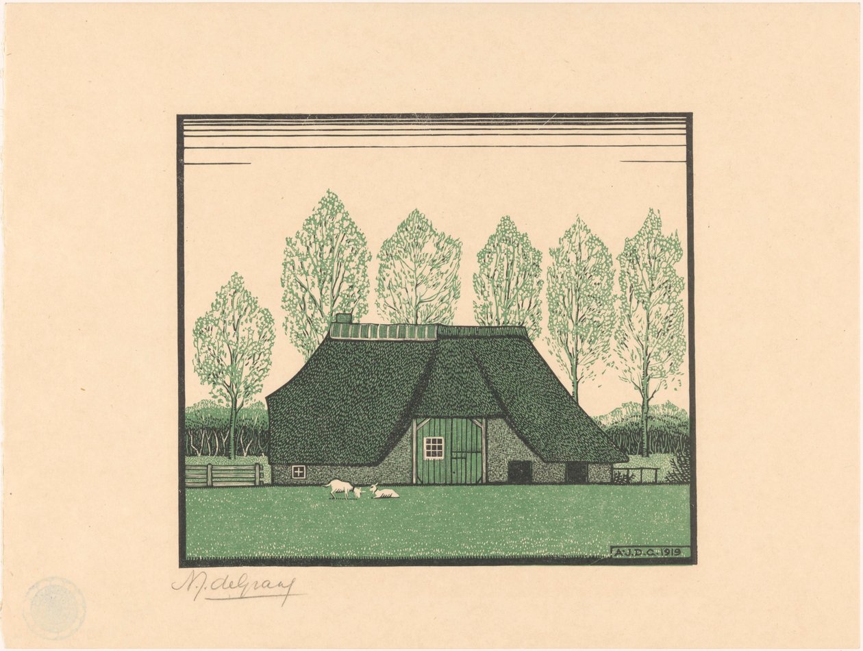 sazdan bir çiftlik by Julie de Graag (signed by artist)