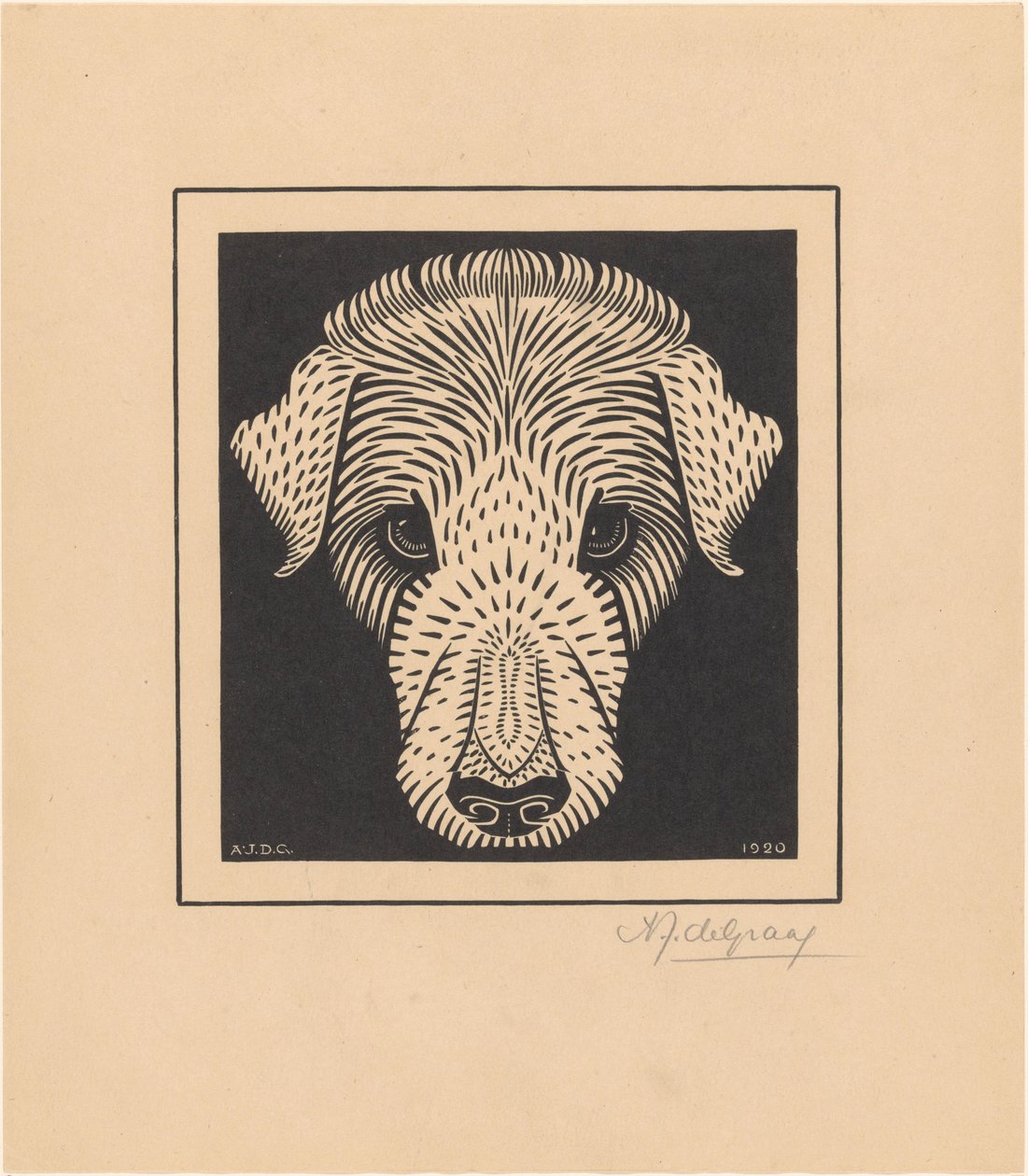 köpek kafası by Julie de Graag (signed by artist)