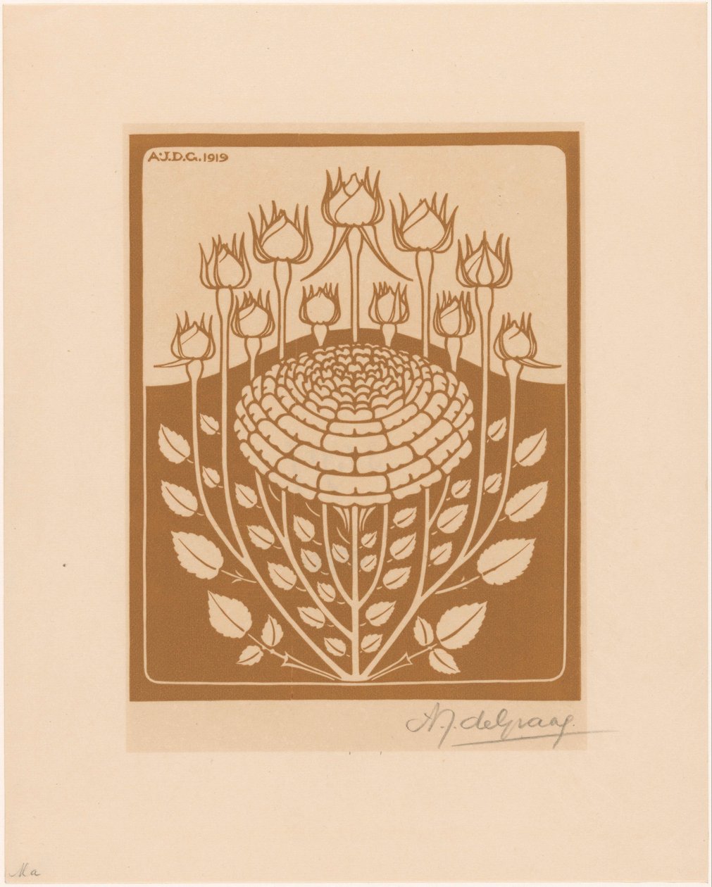 Gül çalısı by Julie de Graag (signed by artist)