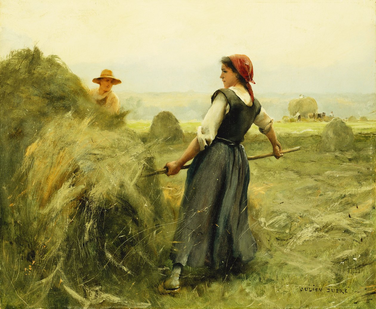 saman yapımı; saman yapma, by Julien Dupre